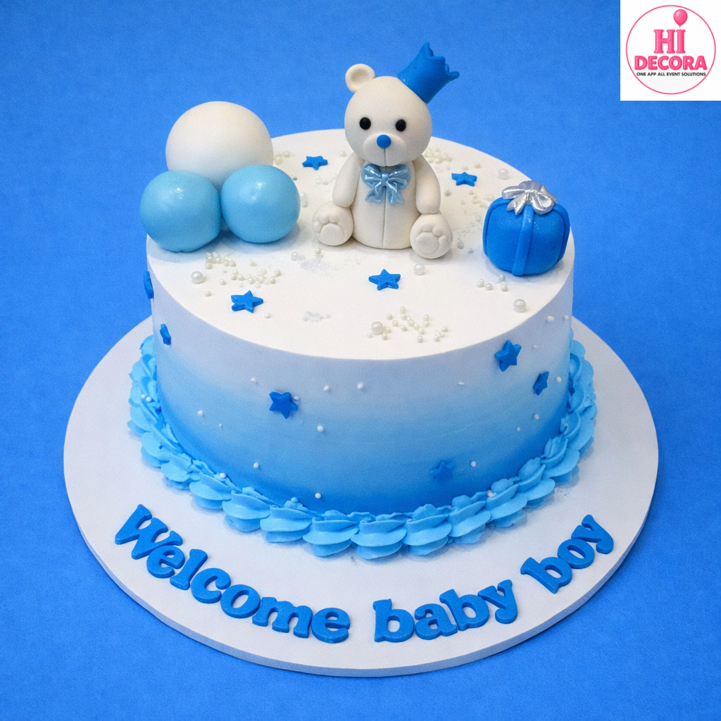 Welcome Little Prince Theme Cake 