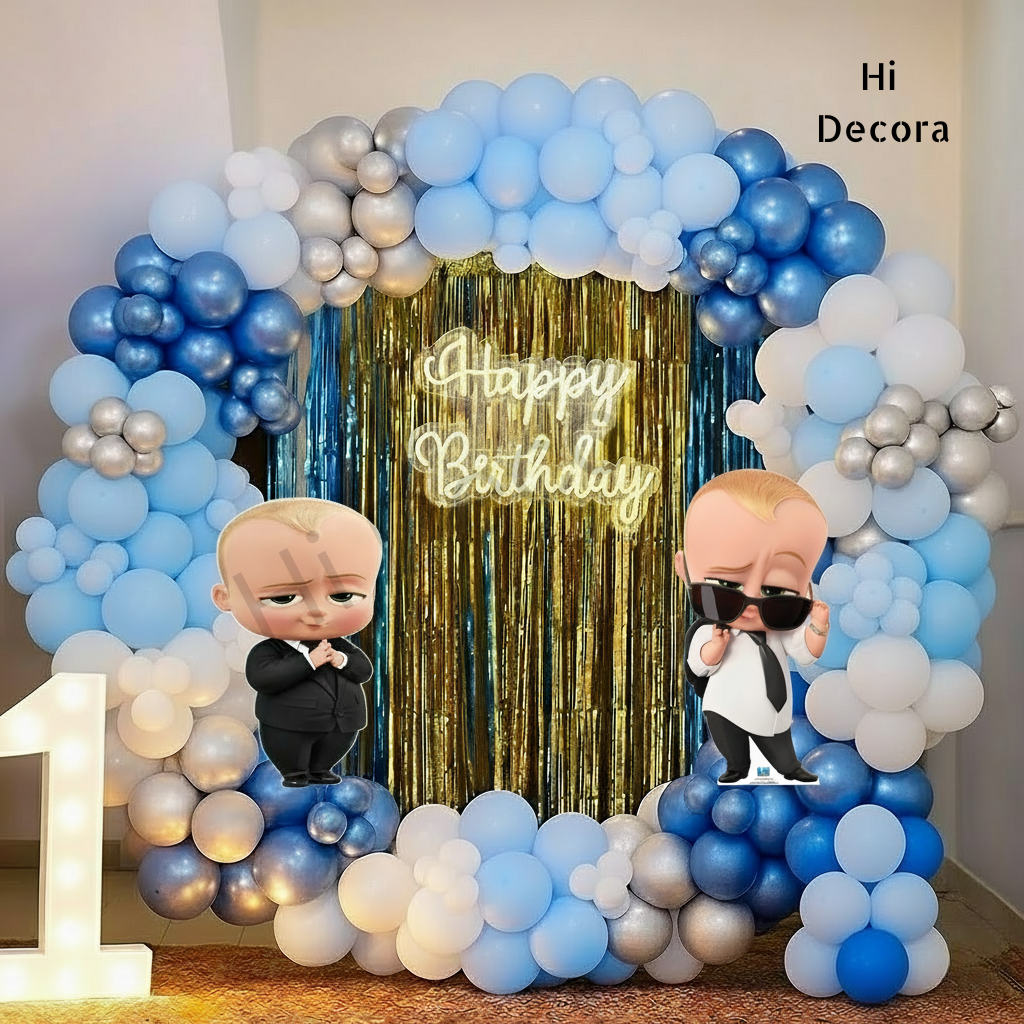 First Birthday Boss Baby Ring Decoration