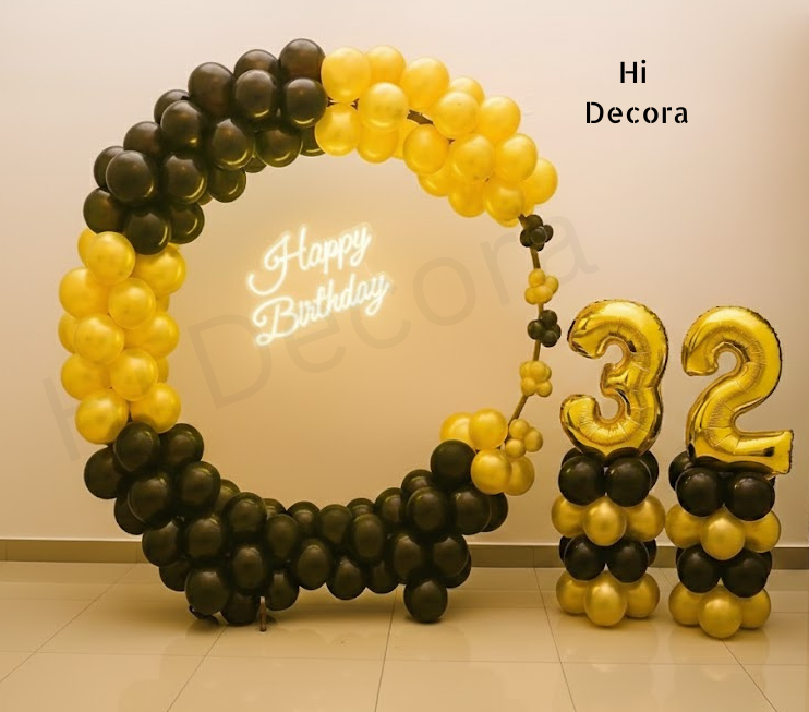32 Happy Birthday Ring Decoration