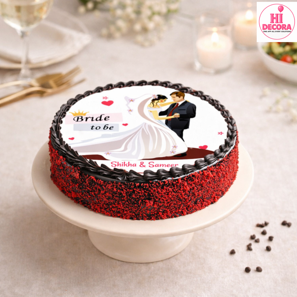 Bride Couple Delicious Cake 