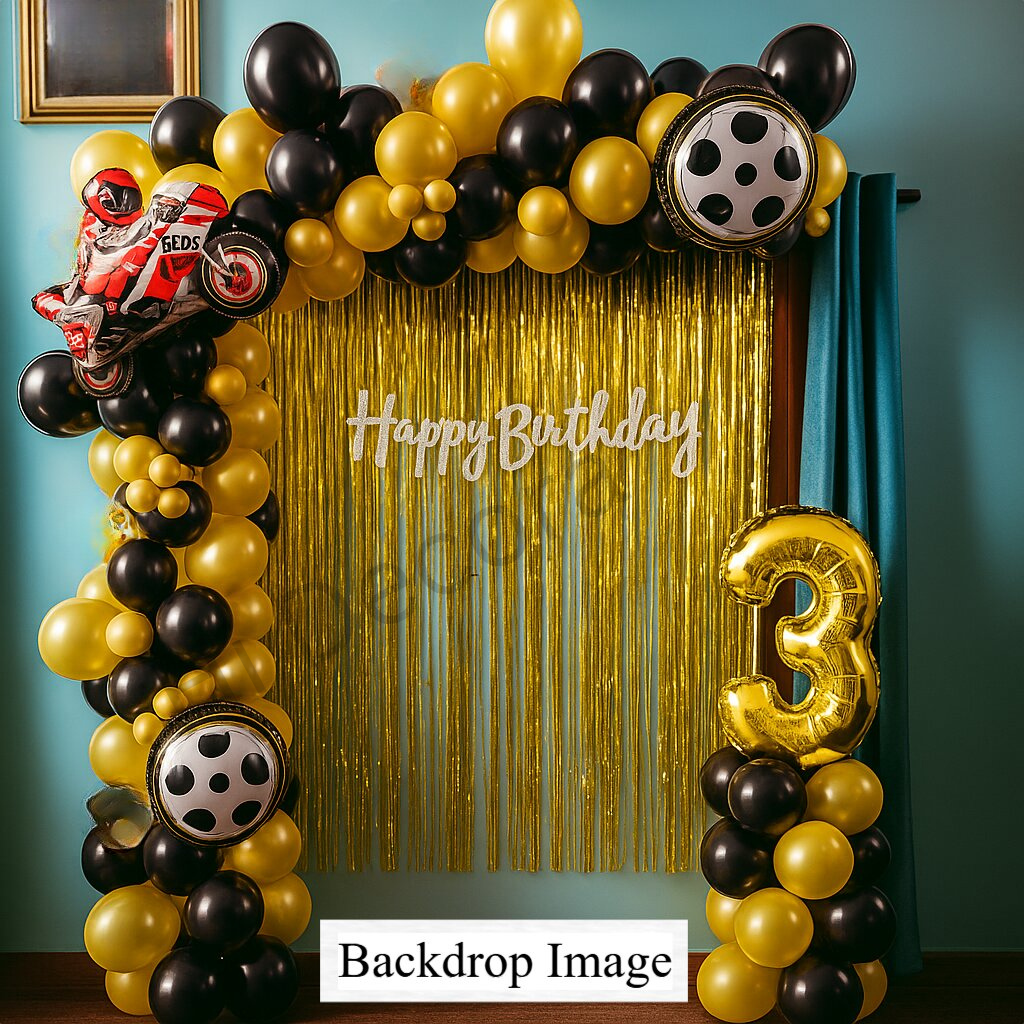 Bike Theme Wall Decoration