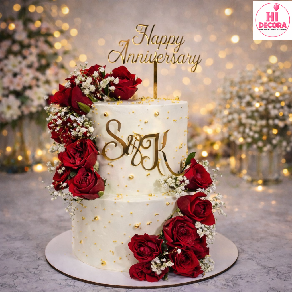 Ivory Pearl Luxury Cake 